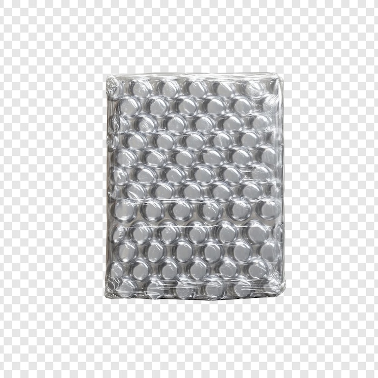 Gratis PSD close-up van een blad bubbelfolie