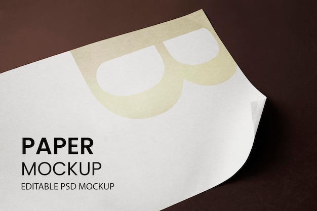 Gratis PSD close-up van papier en potlood briefpapier