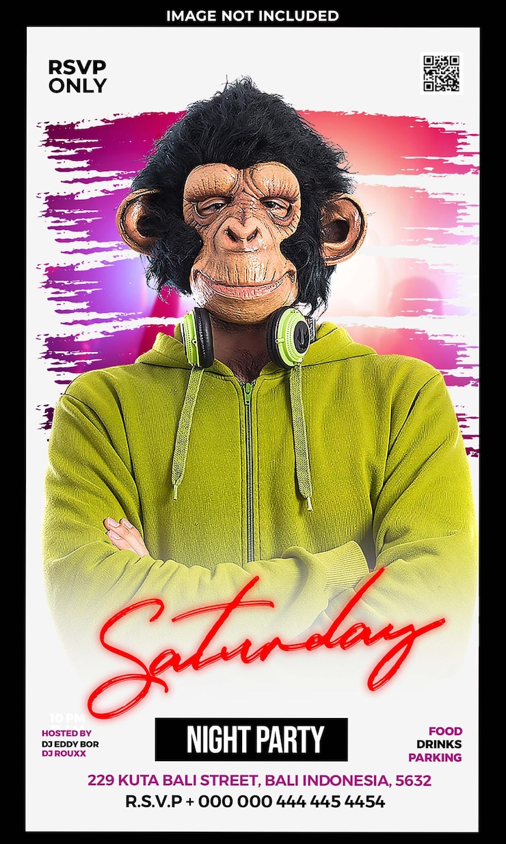 PSD Gratis club dj party social media story post design template