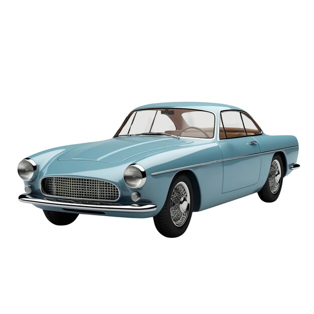 Coche antiguo aislado