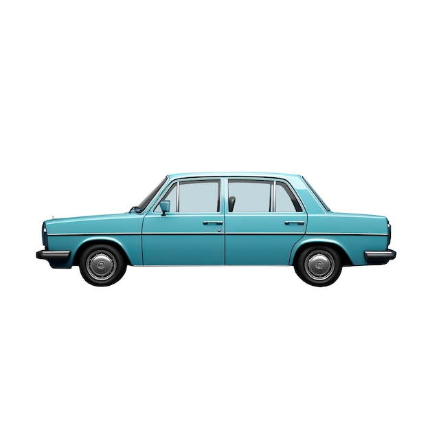 Coche antiguo aislado