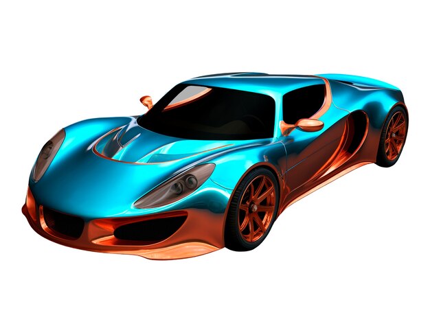 Coche antiguo aislado