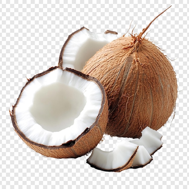 Cocos frescos y deliciosos listos para ser disfrutados