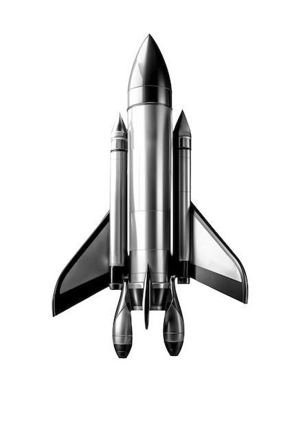 Cohete espacial en el estudio