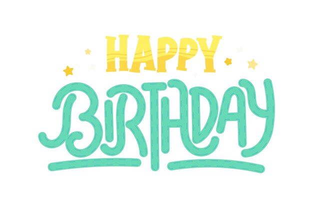 Colección de cartas de feliz cumpleaños