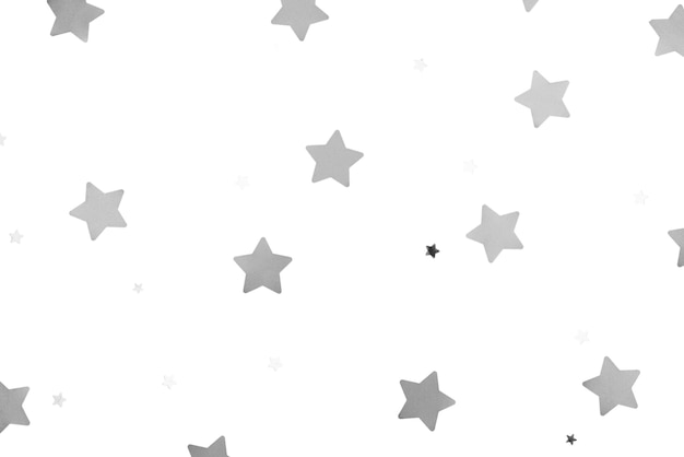 Colección de estrellas grises.