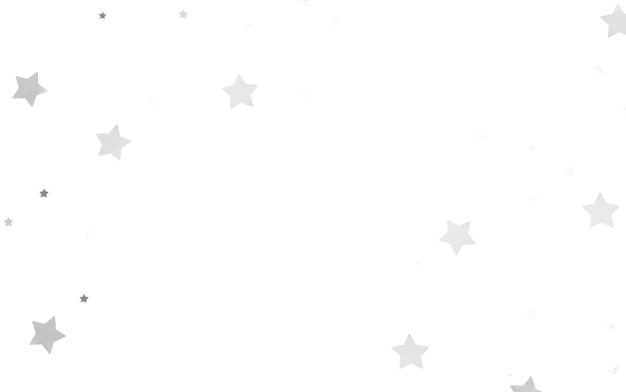 Colección de estrellas grises.
