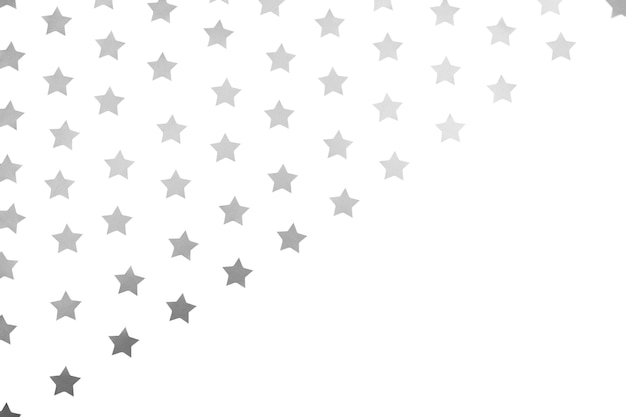 Colección de estrellas grises.