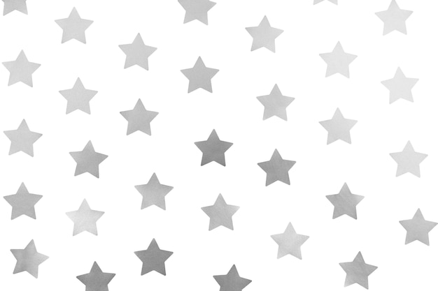 Colección de estrellas grises.