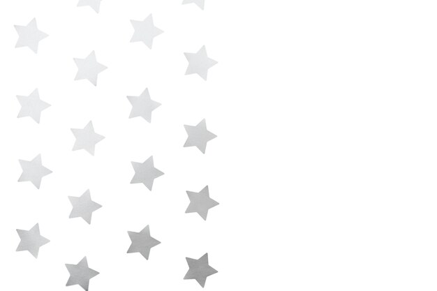 Colección de estrellas grises.