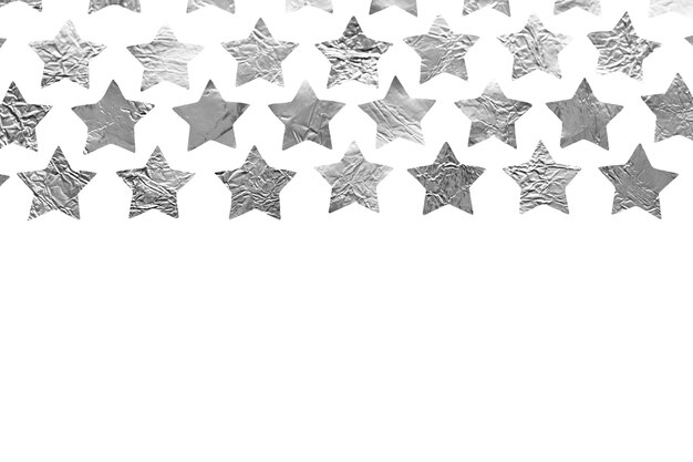 Colección de estrellas grises.