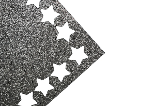 Colección de estrellas grises.