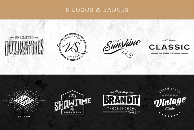 Colección de logos elegantes