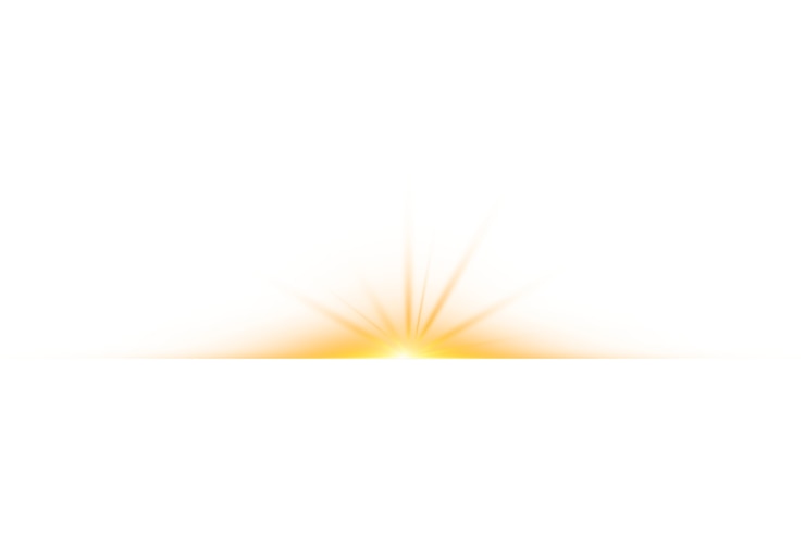 PSD gratuito collezione di luce realistica