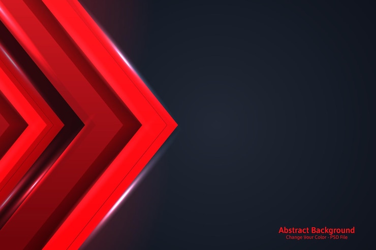 PSD gratuito colore elegante rosso del modello di lusso moderno astratto 3d