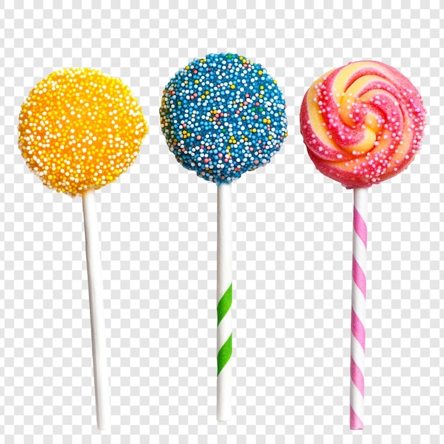 Colorful Cake Pops y el Swirl Lollipop Trio