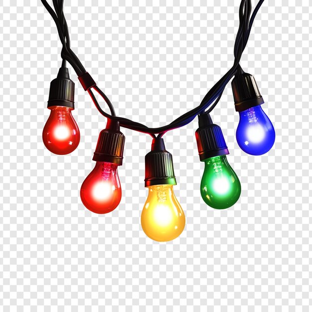 Colorful String Lights Festive Decoration