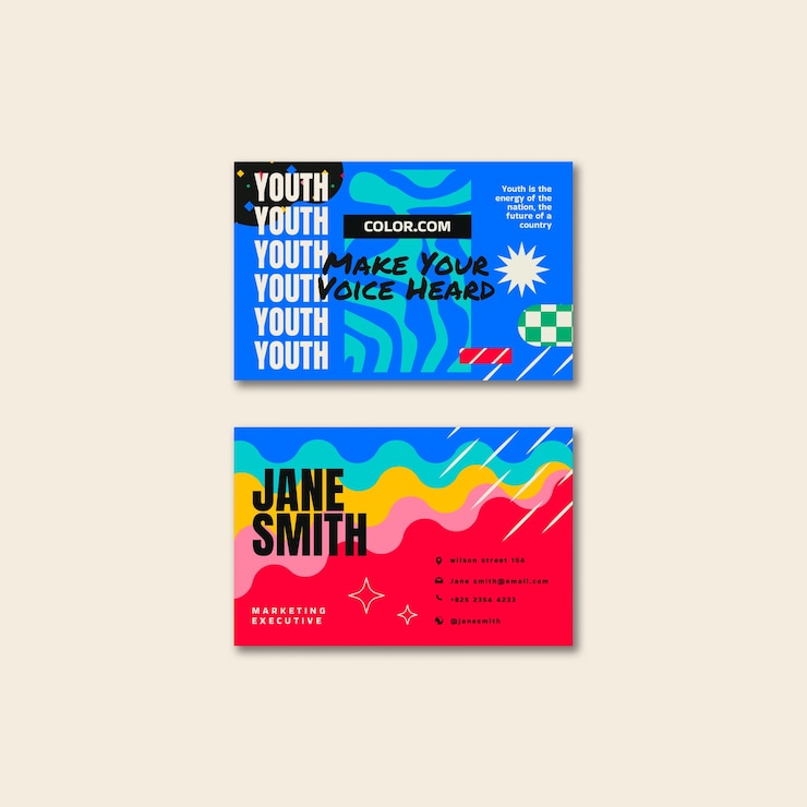 PSD Gratis colorful template design