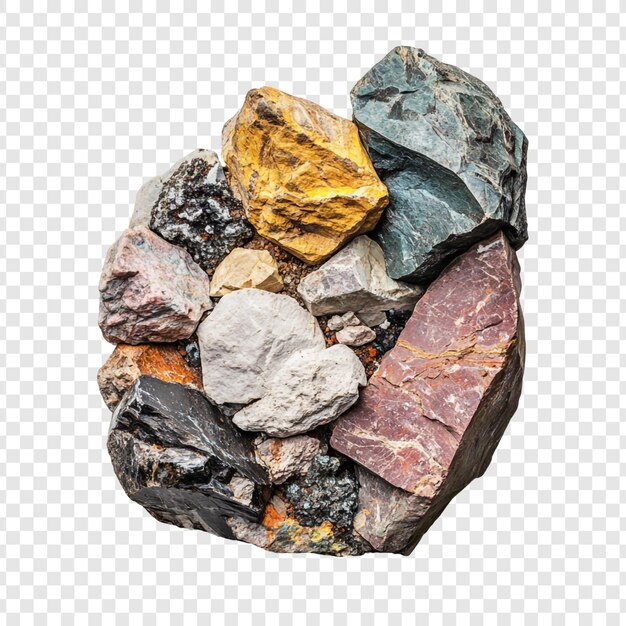Una colorida colección de rocas y minerales