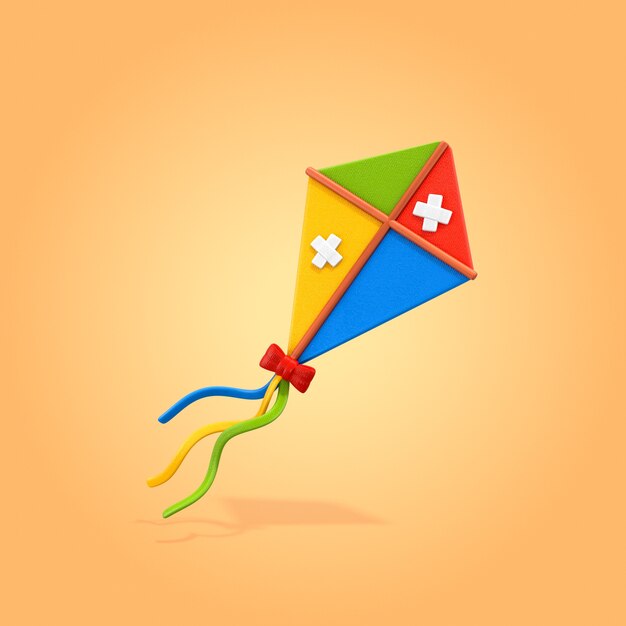 Cometa 3D de colores