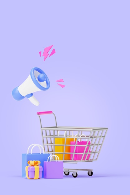 Compras fondo vertical