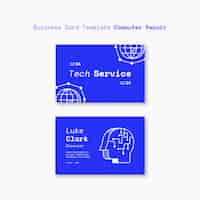 PSD gratuito computer repair  template design