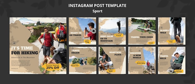 Gratis PSD concept instagram posts uitwerken