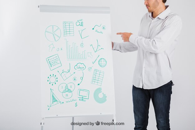 Concepto de presentación de negocios