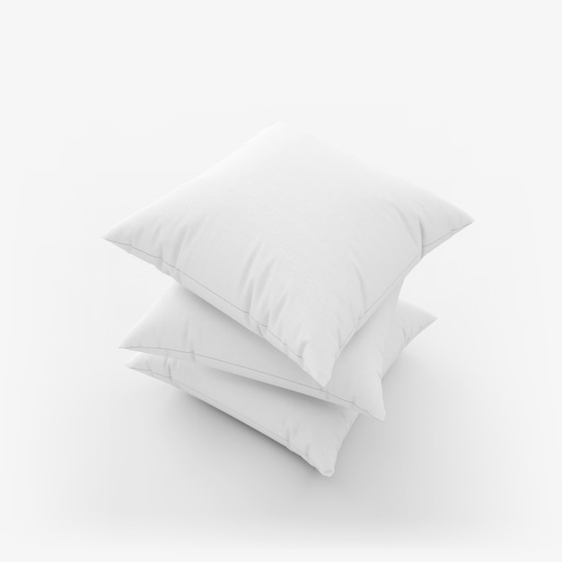 Conjunto de almohadas en blanco