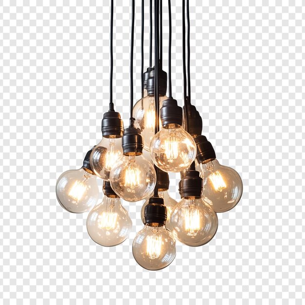 Conjunto de bombillas de Edison con lámpara colgante