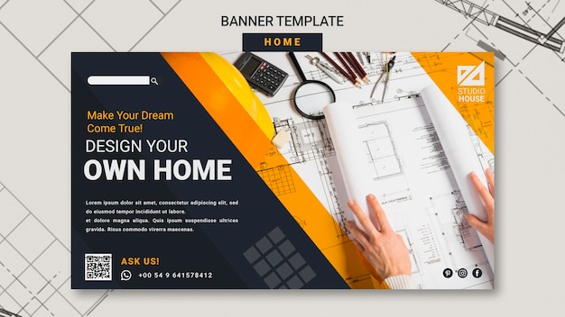 Construyendo su propia plantilla de banner para el hogar
