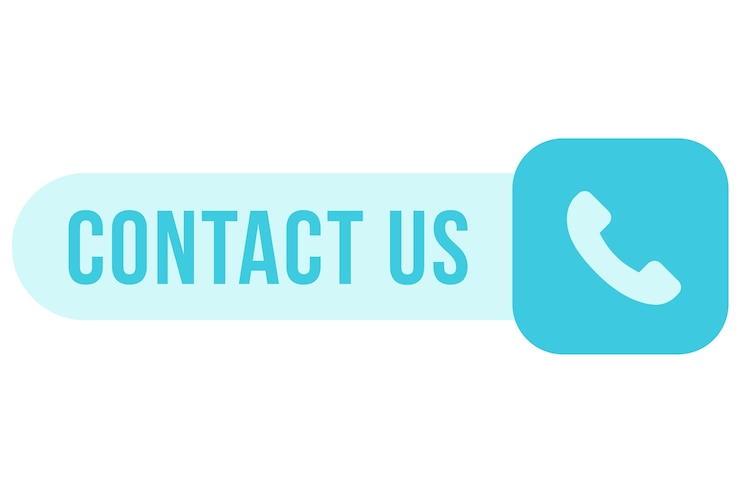 Gratis PSD contact met ons illustratie op het etiket