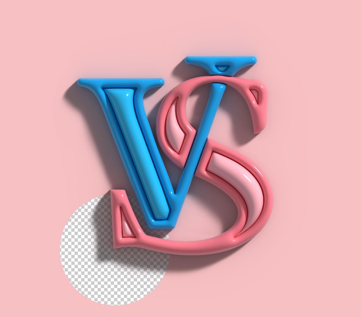 PSD gratuito contro la lettera del segno logo 3d psd trasparente