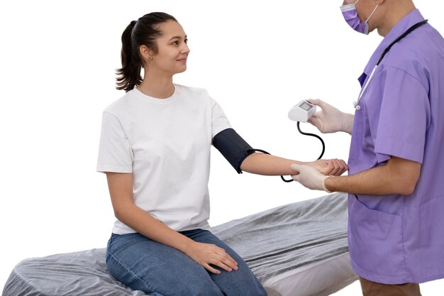 Control médico de rutina del paciente