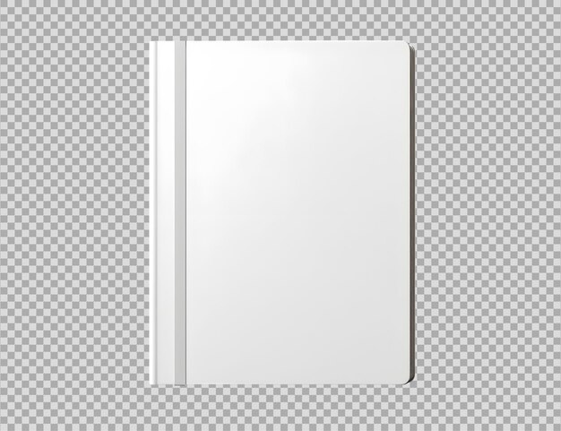 Copertina del libro bianco isolato
