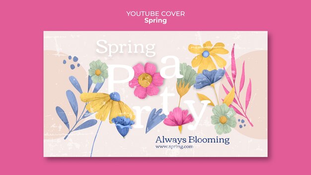 Copertina di YouTube della celebrazione della primavera
