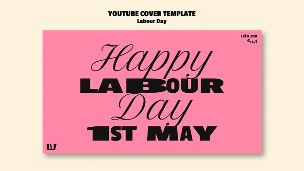 Copertina youtube celebrazione festa del lavoro