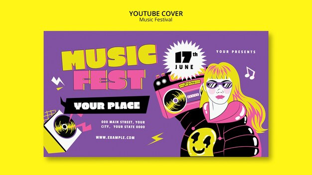 Copertina youtube del festival musicale