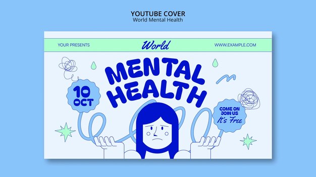 Copertina youtube della giornata mondiale della salute mentale