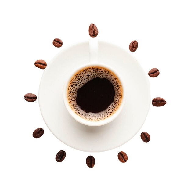 Coppa da caffè isolata