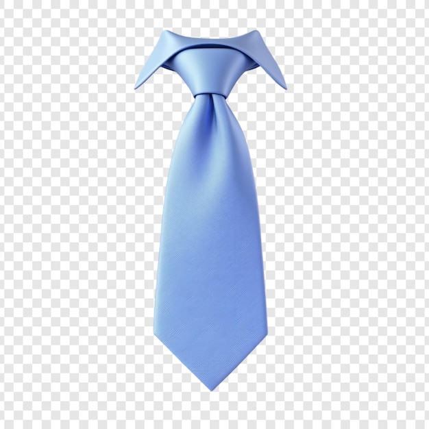 Una corbata azul claro perfectamente anudada vestimenta profesional elegante y elegante