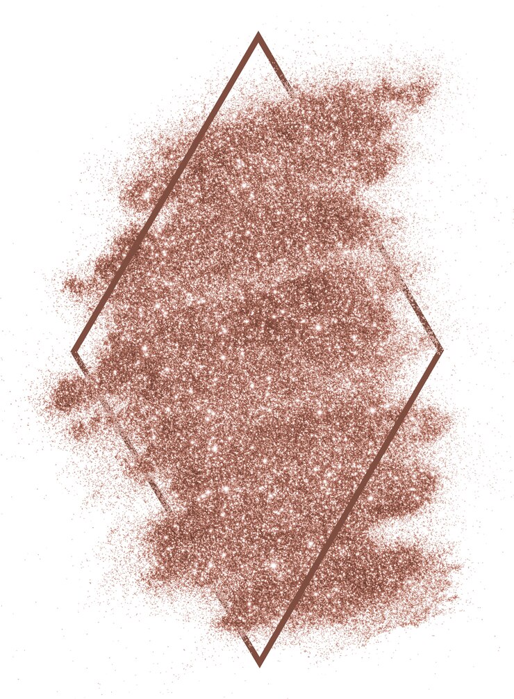 PSD gratuito cornice di glitter