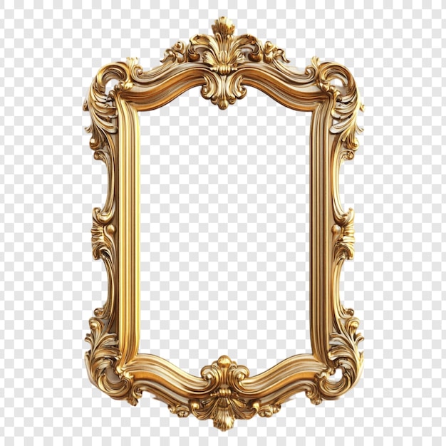 Cornice ornamentata d'oro in stile barocco