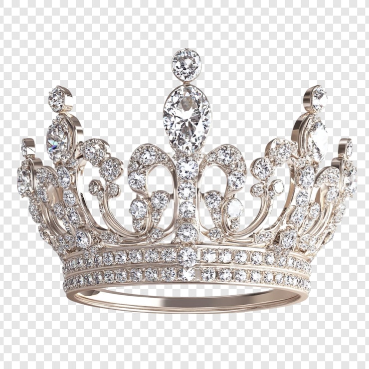 PSD gratuito la corona real incrustada de diamantes es un símbolo de majestad y opulencia