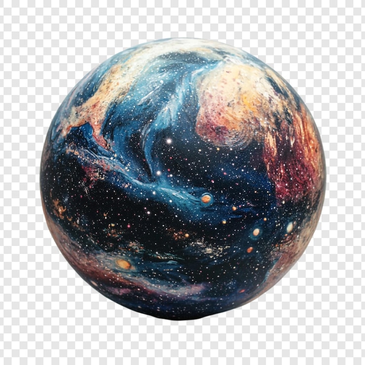 PSD Gratis cosmic orb a celestial sphere painting