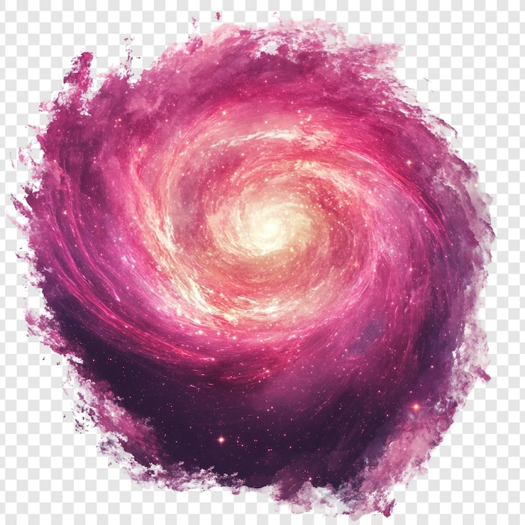 PSD Gratis cosmic swirl a pink galaxy nebula