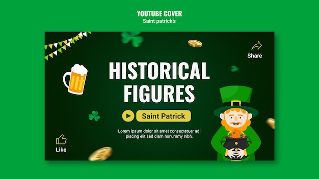 Cover de la celebración del día de san patricio en youtube