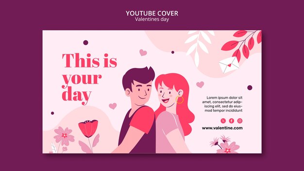 Cover di YouTube per la celebrazione di San Valentino