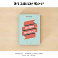 Gratis PSD cover van het boek mock up design