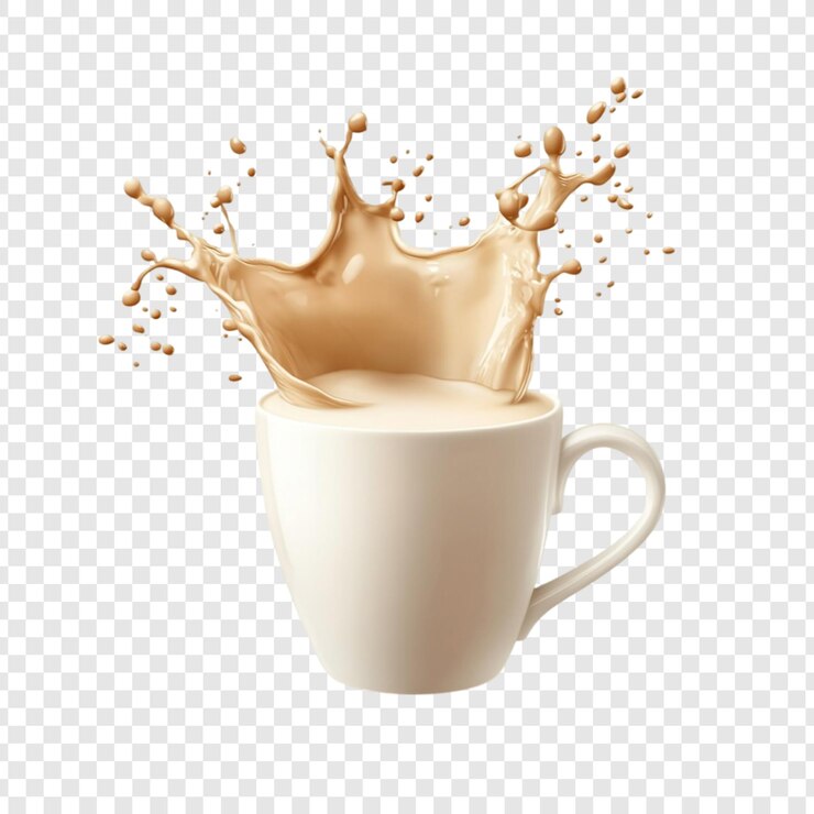 PSD gratuito creamy coffee splash un'immagine deliziosa di una bevanda